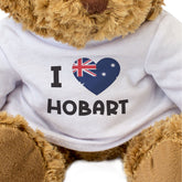 I Love Hobart (Australia Flag) - Teddy Bear