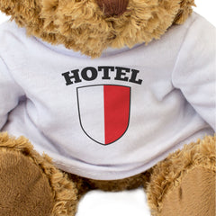 HOTEL (ICS NAUTICAL SIGNAL) - Teddy Bear - Naval Maritime Flag Gift Present