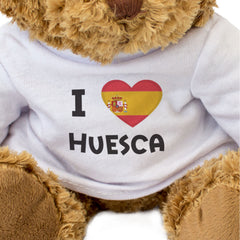 I Love Huesca (Spain Flag) - Teddy Bear