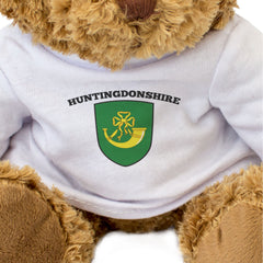 HUNTINGDONSHIRE FLAG - Teddy Bear - Cute Cuddly Soft - England Gift Present