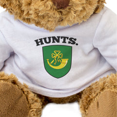 HUNTS (HUNTINGDONSHIRE) FLAG - Teddy Bear - Cute Cuddly - England Gift Present