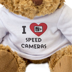 I LOVE SPEED CAMERAS (RED HEART) - Teddy Bear - Funny - Driving Gift Present
