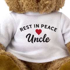 RIP UNCLE - Teddy Bear - Rest In Peace - Sympathy Gift Present
