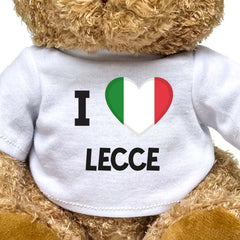 I LOVE LECCE (ITALY FLAG) - Teddy Bear - Funny Souvenir Gift Present - Image 2