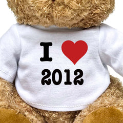I LOVE 2012 - Teddy Bear - Cute Cuddly Soft - Funny Birthday Gift Present - Image 2