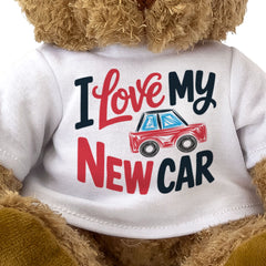 I LOVE MY NEW CAR - Teddy Bear - Cute Cuddly Soft Adorable - Gift Present