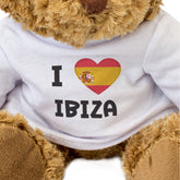 I Love Ibiza (Spain Flag) - Teddy Bear