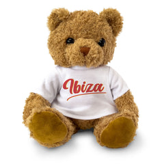 IBIZA (SCRIPT) - Teddy Bear - Cute Soft Funny - Spain Souvenir Gift Present