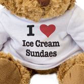 I Love Ice Cream Sundaes - Teddy Bear