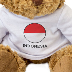 INDONESIA FLAG ROUNDEL - Teddy Bear - Cute Cuddly Soft - Indonesian Gift Present