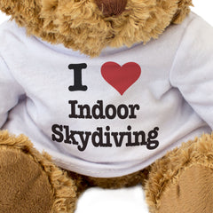 I LOVE INDOOR SKYDIVING - Teddy Bear - Cute Cuddly Soft Adorable - Gift Present