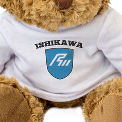 ISHIKAWA PREFECTURE FLAG - Teddy Bear - Cute Cuddly Soft - Japan Gift Present