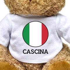 CASCINA (ITALY FLAG ROUNDEL) - Teddy Bear - Funny Italian Souvenir Gift Present - Image 2