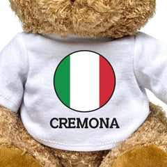CREMONA (ITALY FLAG ROUNDEL) - Teddy Bear - Funny Italian Souvenir Gift Present - Image 2