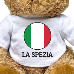 LA SPEZIA (ITALY FLAG ROUNDEL) - Teddy Bear - Funny Italian Souvenir Gift Present - Image 2
