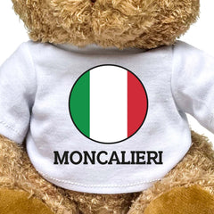 MONCALIERI (ITALY FLAG ROUNDEL) - Teddy Bear - Funny Italian Souvenir Gift Present - Image 2