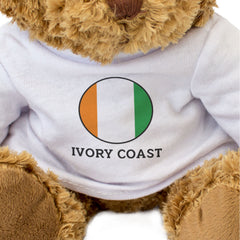 IVORY COAST FLAG ROUNDEL - Teddy Bear - Cute Cuddly Soft - Ivorian Gift Present