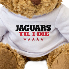 JAGUARS TIL I DIE - Teddy Bear - Cute Cuddly Soft - Gift Present
