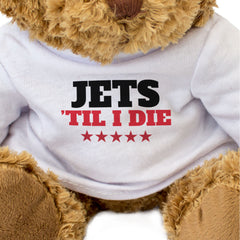 JETS TIL I DIE - Teddy Bear - Cute Cuddly Soft - Gift Present