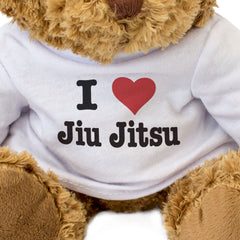 I LOVE JIU JITSU - Teddy Bear - Cute Cuddly Soft Adorable - Funny Gift Present