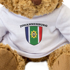 JOHANNESBURG FLAG - Teddy Bear - Cute Cuddly Soft - South Africa Gift Present