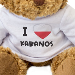 I LOVE KABANOS (POLAND FLAG) - Teddy Bear - Cute Funny Souvenir Gift Present