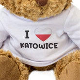 I Love Katowice (Poland Flag) - Teddy Bear