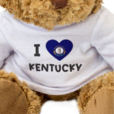 I Love Kentucky Flag - Teddy Bear