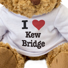I LOVE KEW BRIDGE - Teddy Bear - Cute Cuddly Soft - London Gift Present