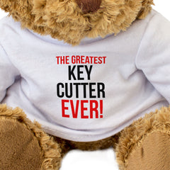 THE GREATEST KEY CUTTER EVER - Teddy Bear - Cute Cuddly Soft - Gift Present