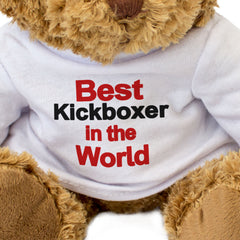 BEST KICKBOXER IN THE WORLD - Teddy Bear - Cute Funny - Kickboxing Gift Present