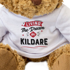 LIVING THE DREAM IN KILDARE - Teddy Bear - Cute - Funny Ireland Gift Present