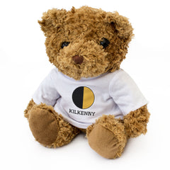 KILKENNY COUNTY COLOURS (ROUNDEL) - Teddy Bear - Cute - Ireland Gift Present