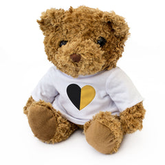 KILKENNY COUNTY COLOURS HEART - Teddy Bear - Cute - Ireland Gift Present