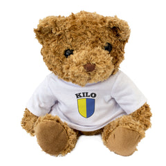 KILO (ICS NAUTICAL SIGNAL) - Teddy Bear - Naval Maritime Flag Gift Present
