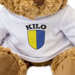 KILO (ICS NAUTICAL SIGNAL) - Teddy Bear - Naval Maritime Flag Gift Present
