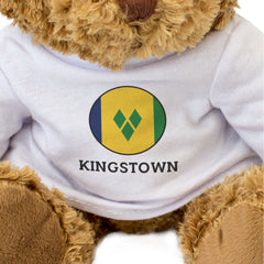 KINGSTOWN (ST VINCENT FLAG ROUNDEL) - Teddy Bear - Cute - Souvenir Gift Present