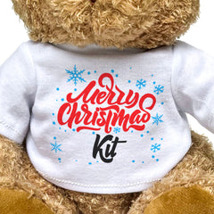 MERRY CHRISTMAS KIT - Teddy Bear - Cute Cuddly Soft - Xmas Gift Present