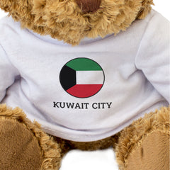 KUWAIT CITY (KUWAIT FLAG ROUNDEL) - Teddy Bear - Funny Souvenir Gift Present