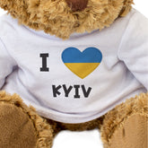 I Love Kyiv (Ukraine Flag) - Teddy Bear