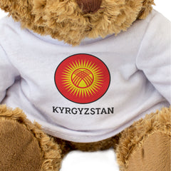 KYRGYZSTAN FLAG ROUNDEL - Teddy Bear - Cute Cuddly Soft - Kyrgyz Gift Present