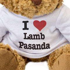 I LOVE LAMB PASANDA - Teddy Bear - Cute Cuddly Soft Adorable - Gift Present