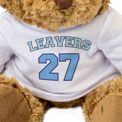 LEAVERS 27 (BLUE) - Teddy Bear - Cute Funny Soft - Graduation 2027 Gift Present