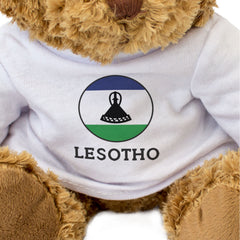 LESOTHO FLAG ROUNDEL - Teddy Bear - Cute Cuddly Soft - Gift Present