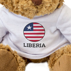 LIBERIA FLAG ROUNDEL - Teddy Bear - Cute Cuddly Soft - Liberian Gift Present