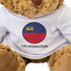 LIECHTENSTEIN FLAG ROUNDEL - Teddy Bear - Cute Cuddly Soft - Gift Present
