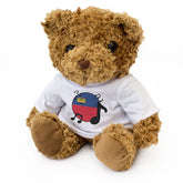 LIECHTENSTEIN FLAG (MUSICAL NOTES) - Teddy Bear - Cute Music Fan Gift Present