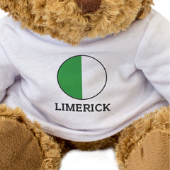LIMERICK COUNTY COLOURS (ROUNDEL) - Teddy Bear - Cute - Ireland Gift Present