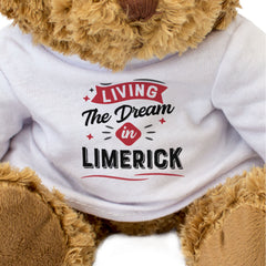 LIVING THE DREAM IN LIMERICK - Teddy Bear - Cute - Funny Ireland Gift Present