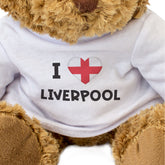 I Love Liverpool (England Flag) - Teddy Bear